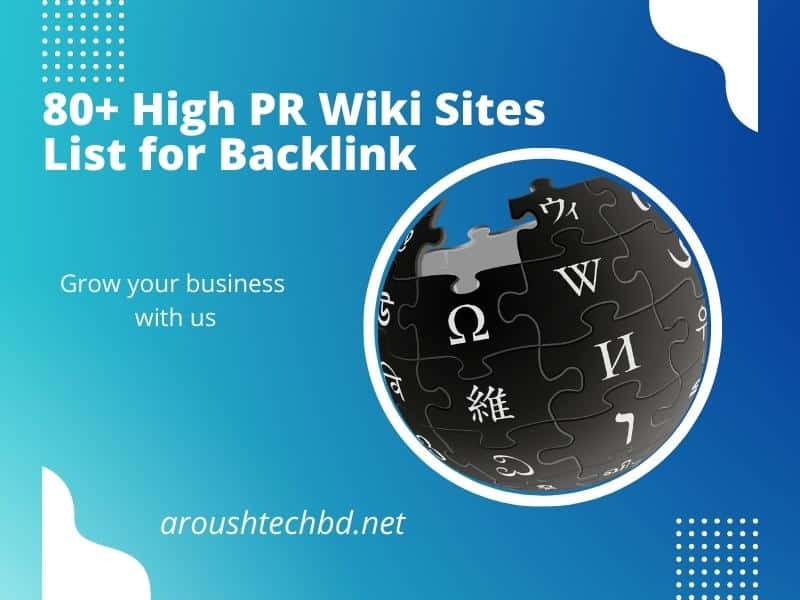 Wiki Sites List for Backlink