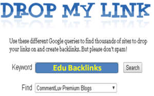 edu sites for backlinks